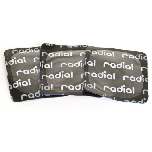 1 3/4" (45mm) Small Square Blue Dot Patch