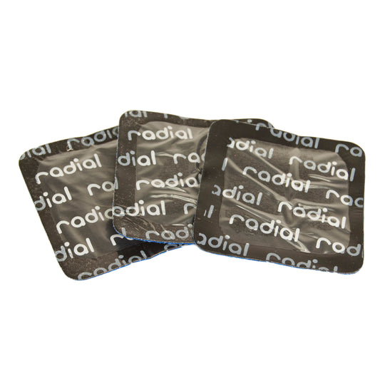 2 1/8" (55mm) Medium Square Blue Dot Patch in Small Bucket (200pc)