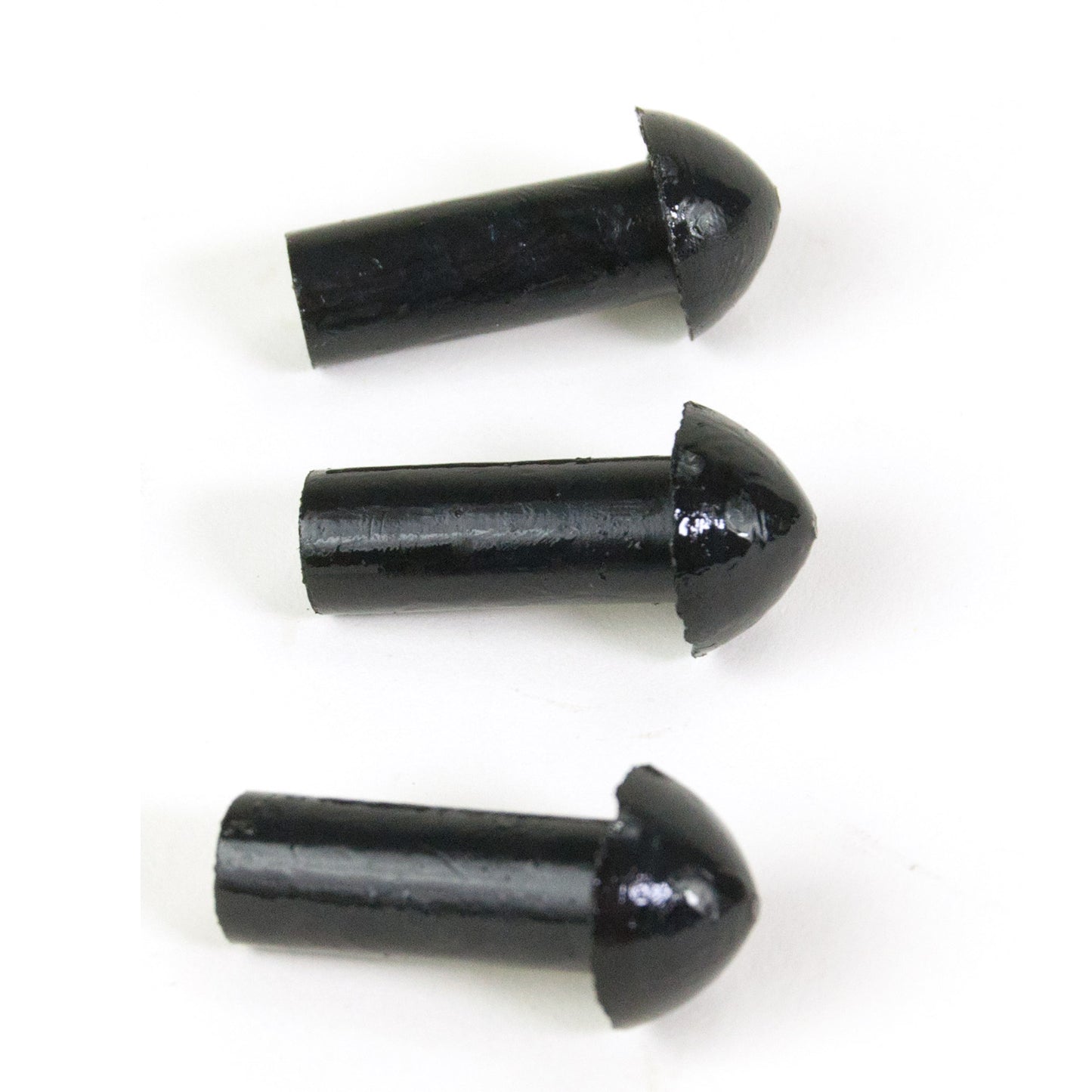 7/16" Black Mushroom Plug