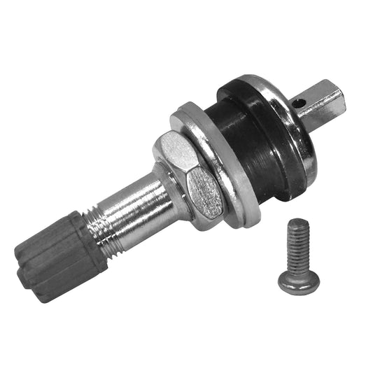TPMS Metal Valve for 0.625" Rim Hole, Square Key