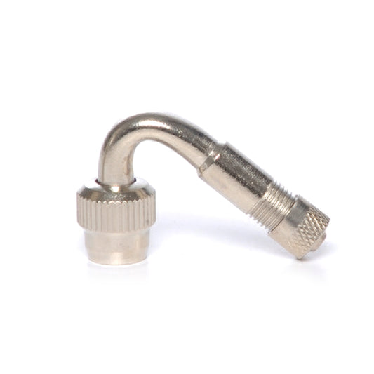 1 1/8" Chrome Valve Extension, 135° bend