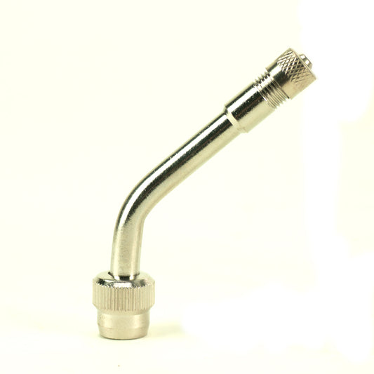1 3/8" Chrome Valve Extension, 45° bend