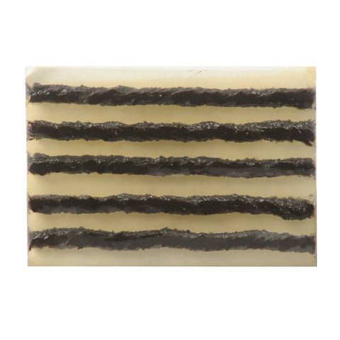 4" (102mm) Medium Fat, Black String (50pcs)
