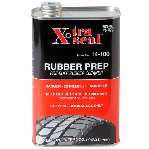 Rubber Prep (Pre-Buff) Solution 32 oz. (945ml), Flammable