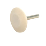A-36 1 5/8" Large Mushroom Stone, White
