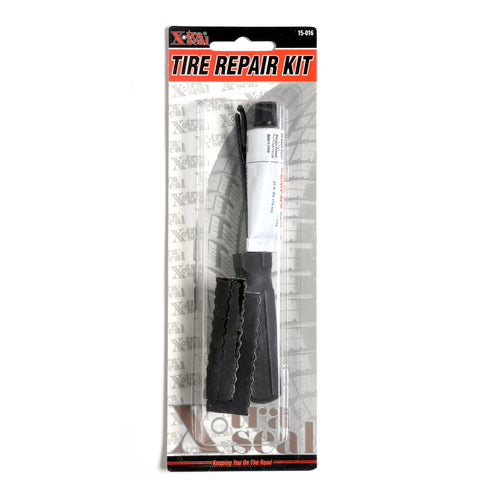 Tire Repair Kit with Sawtooth Plugs
