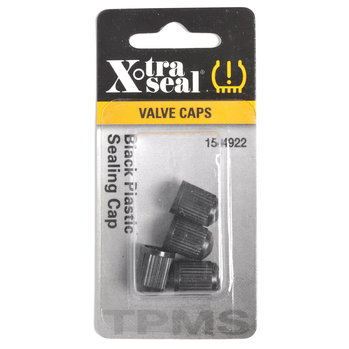 Black Cap with Grommet Seal (TPMS Safe)