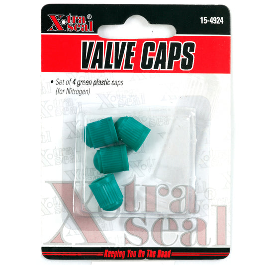 Green Plastic Valve Caps for Nitrogen