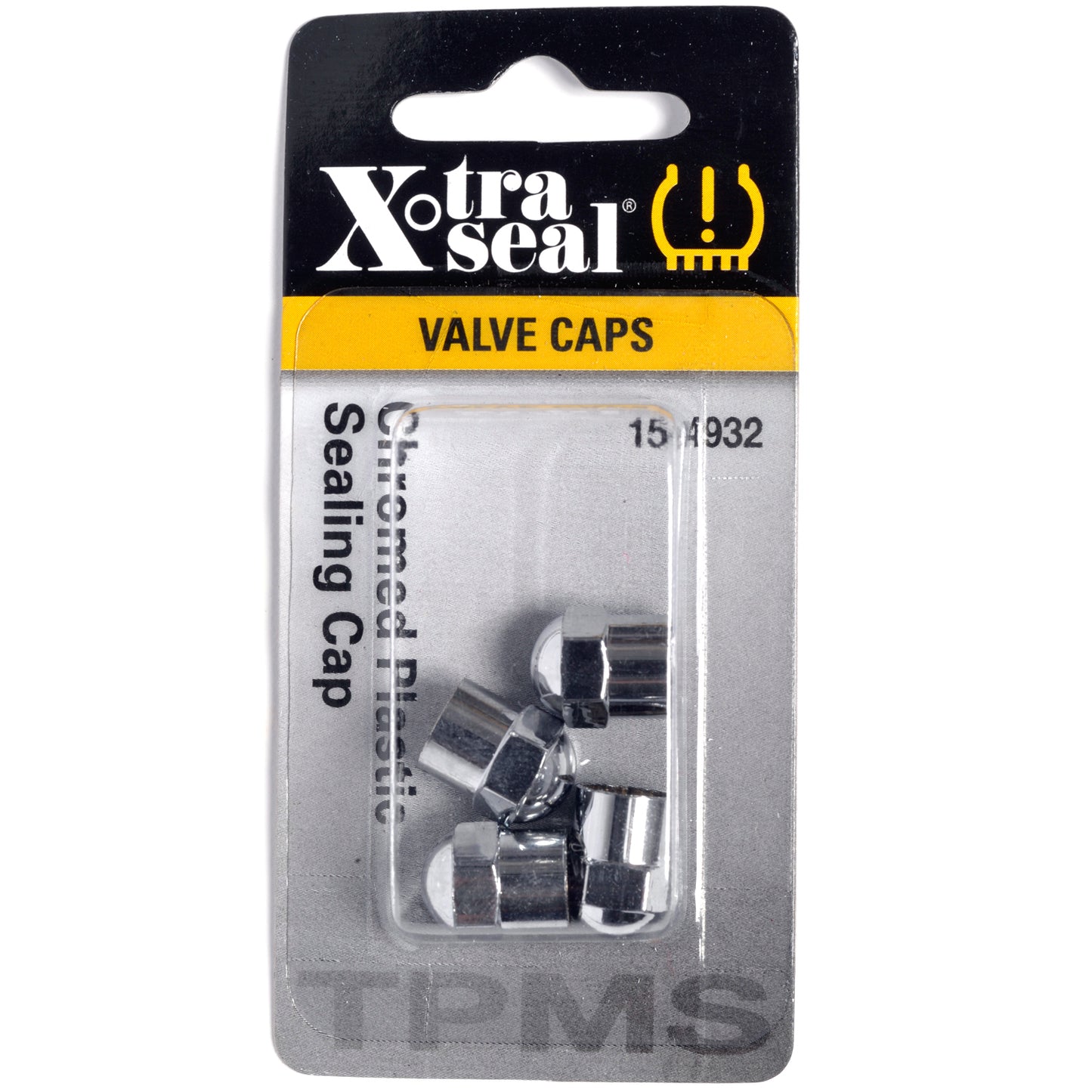 Chromed Plastic Cap with Grommet Seal