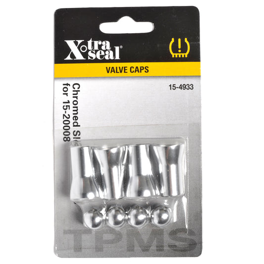 Chromed Plastic Cap & Sleeves with Grommet Seal