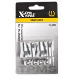 Chromed Plastic Cap & Sleeves with Grommet Seal