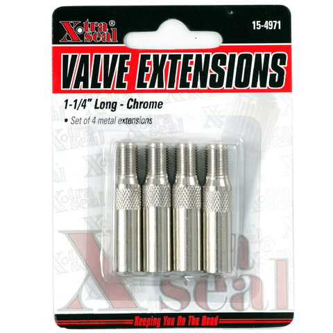1 1/4" Chrome Valve Extensions