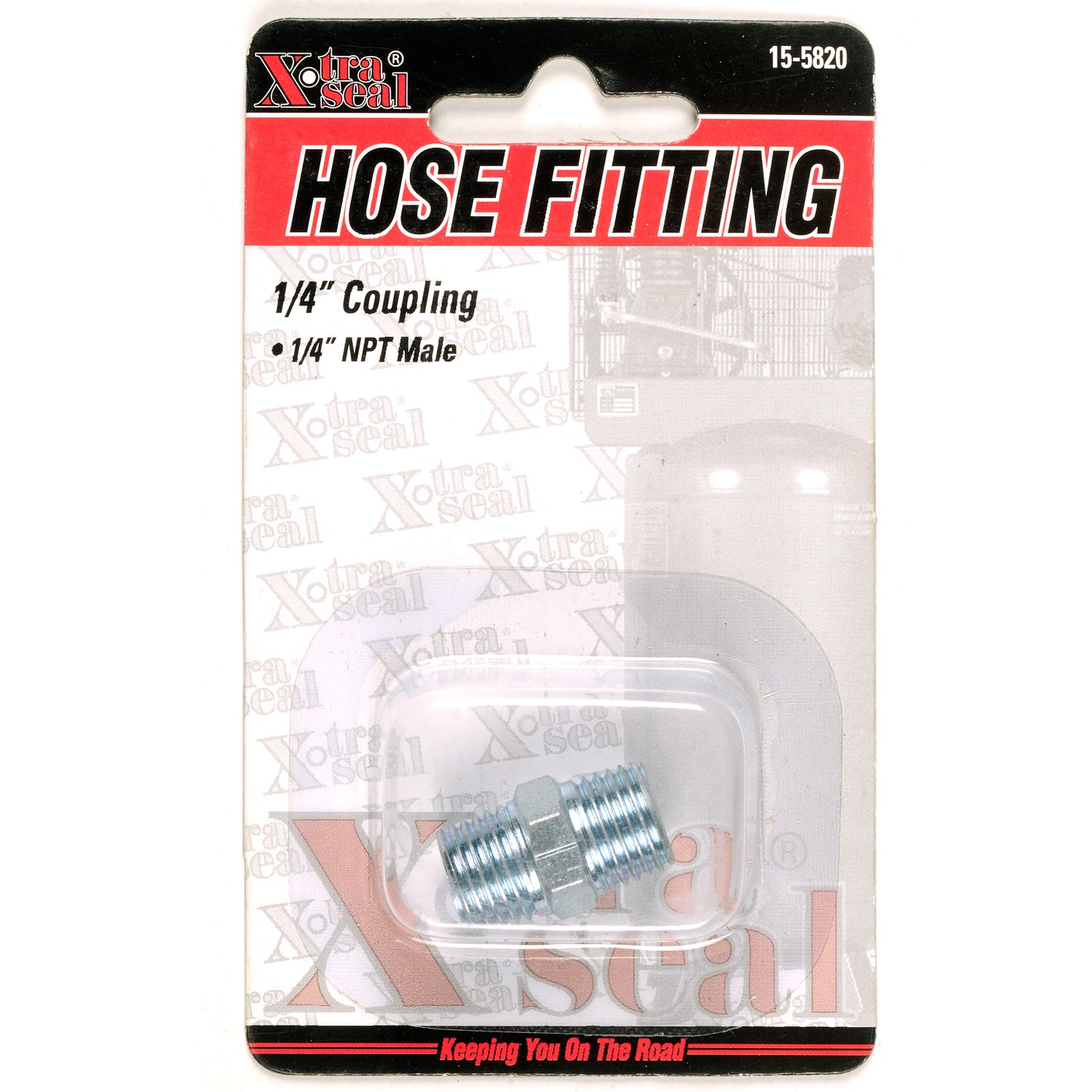 Hose Coupling, 1/4" x 1/4" NPT M