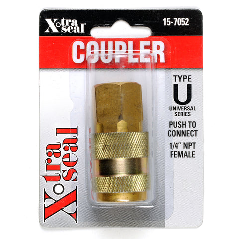 Universal Push-On Coupler - 1/4" NPT F
