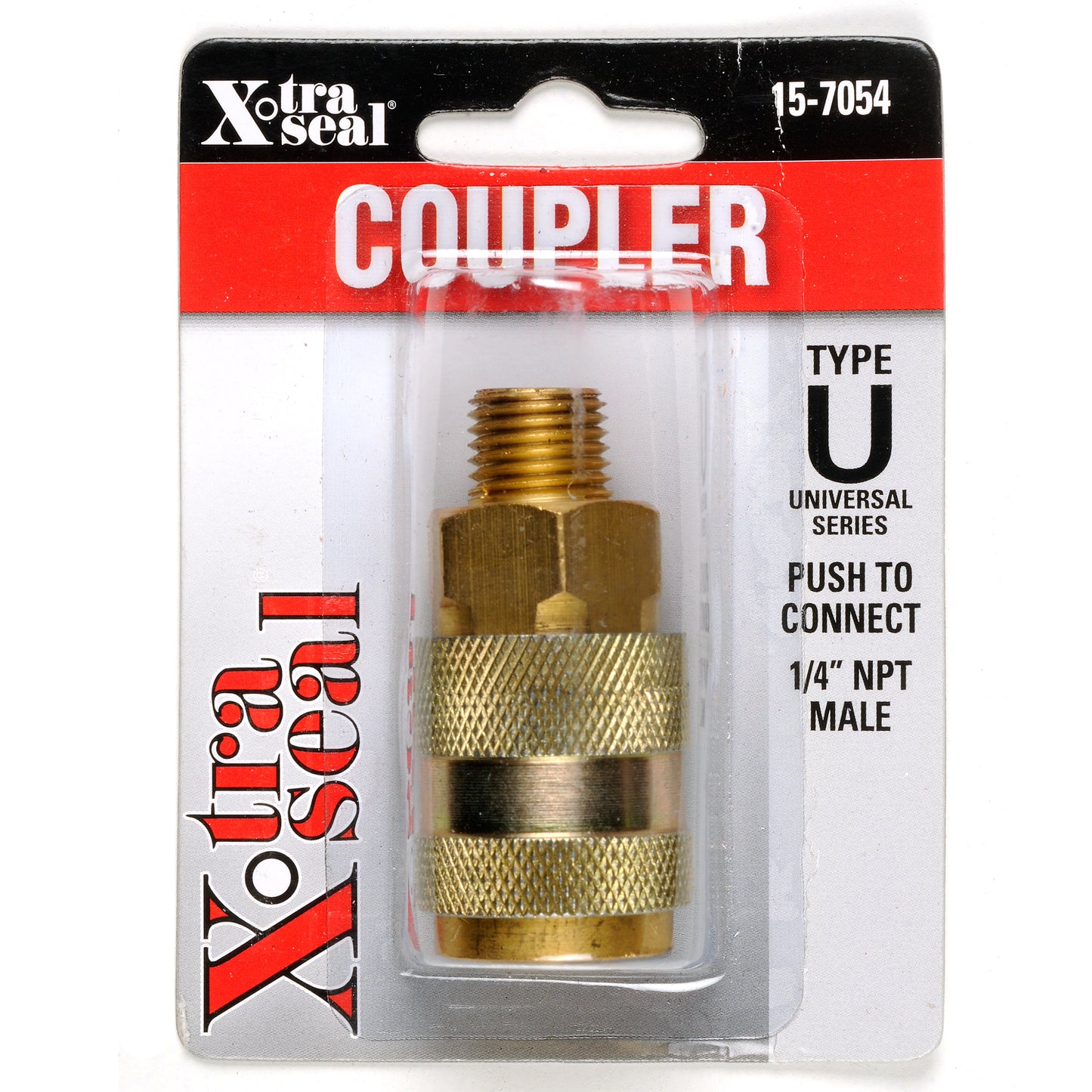 Universal Push-On Coupler - 1/4" NPT M
