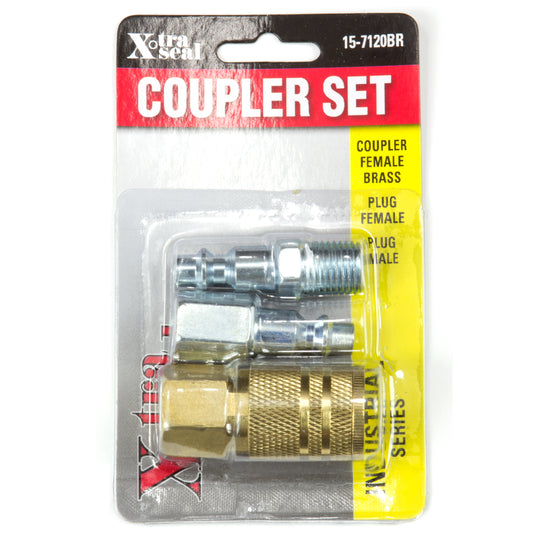 Ind. Type D Coupler Set, Brass