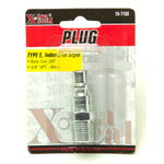 Ind. Type E Plug - 3/8" Body, 3/8" NPT M