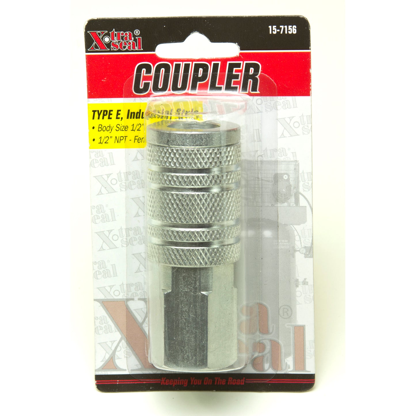 Ind. Type E Coupler - 1/2" Body, 1/2" NPT F