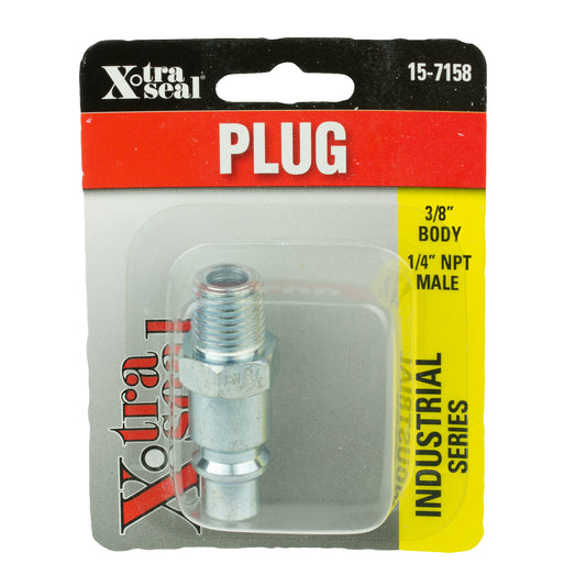 Ind. Type E Plug - 3/8" Body, 1/4" NPT M