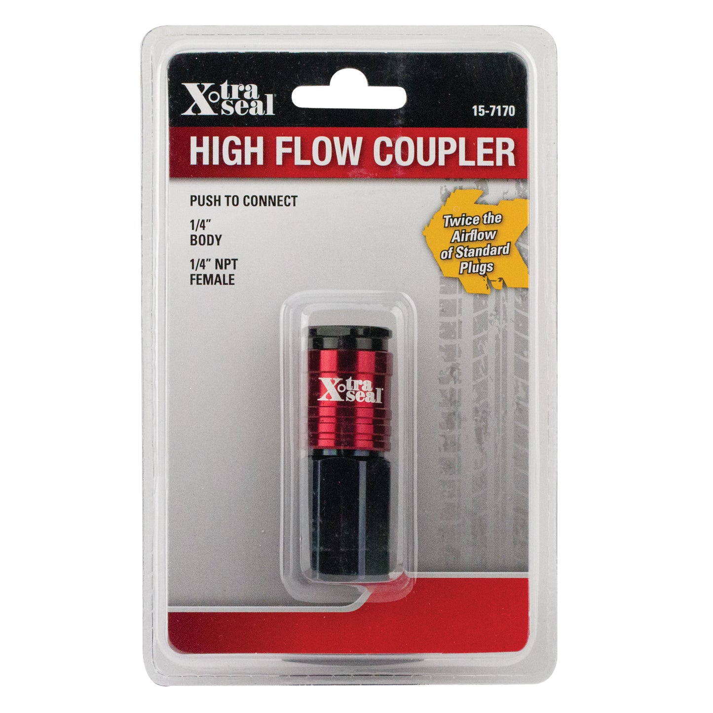 High Flow Coupler - 1/4" Body, 1/4" NPT F