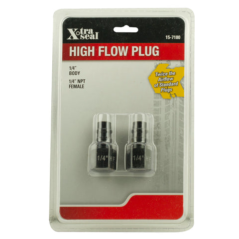 1/4" High Flow Plug NPT F