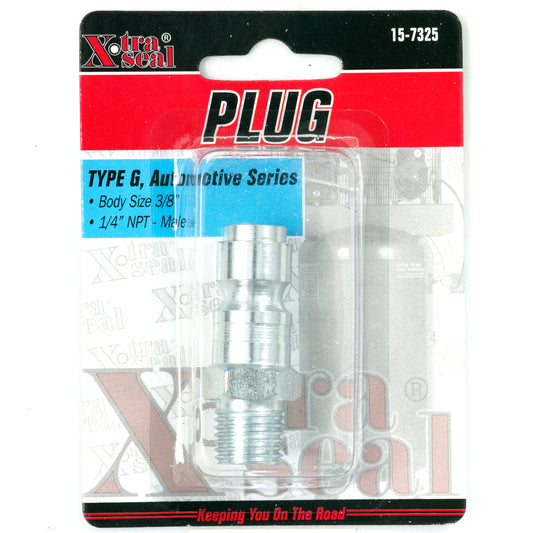 Auto. Type G Plug - 3/8" Body, 3/8" NPT M