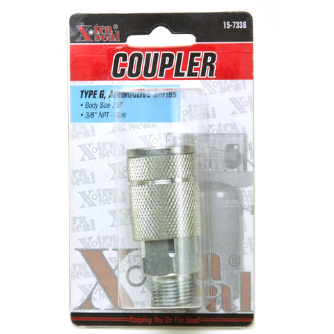 Auto. Type G Coupler - 3/8" Body, 3/8" NPT M