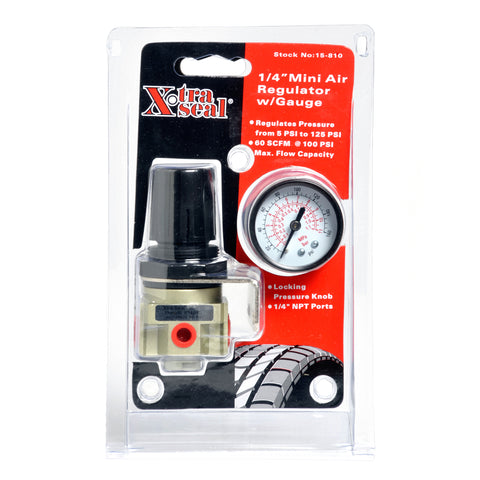 1/4" Mini Air Regulator with Gauge