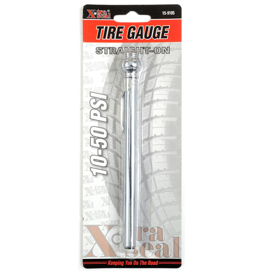 Straight on Tire Gauge (10-50 PSI)