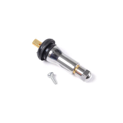 TPMS Rubber Snap-in Valve for GM with Chromed Sleeve/Cap