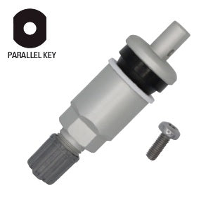 Metal Valve for Schrader, Standard and Faraday style sensors (Parallel Key)