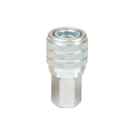 Ind. Type D Push-to-Connect Coupler - 1/4" Body, 1/4" NPT F