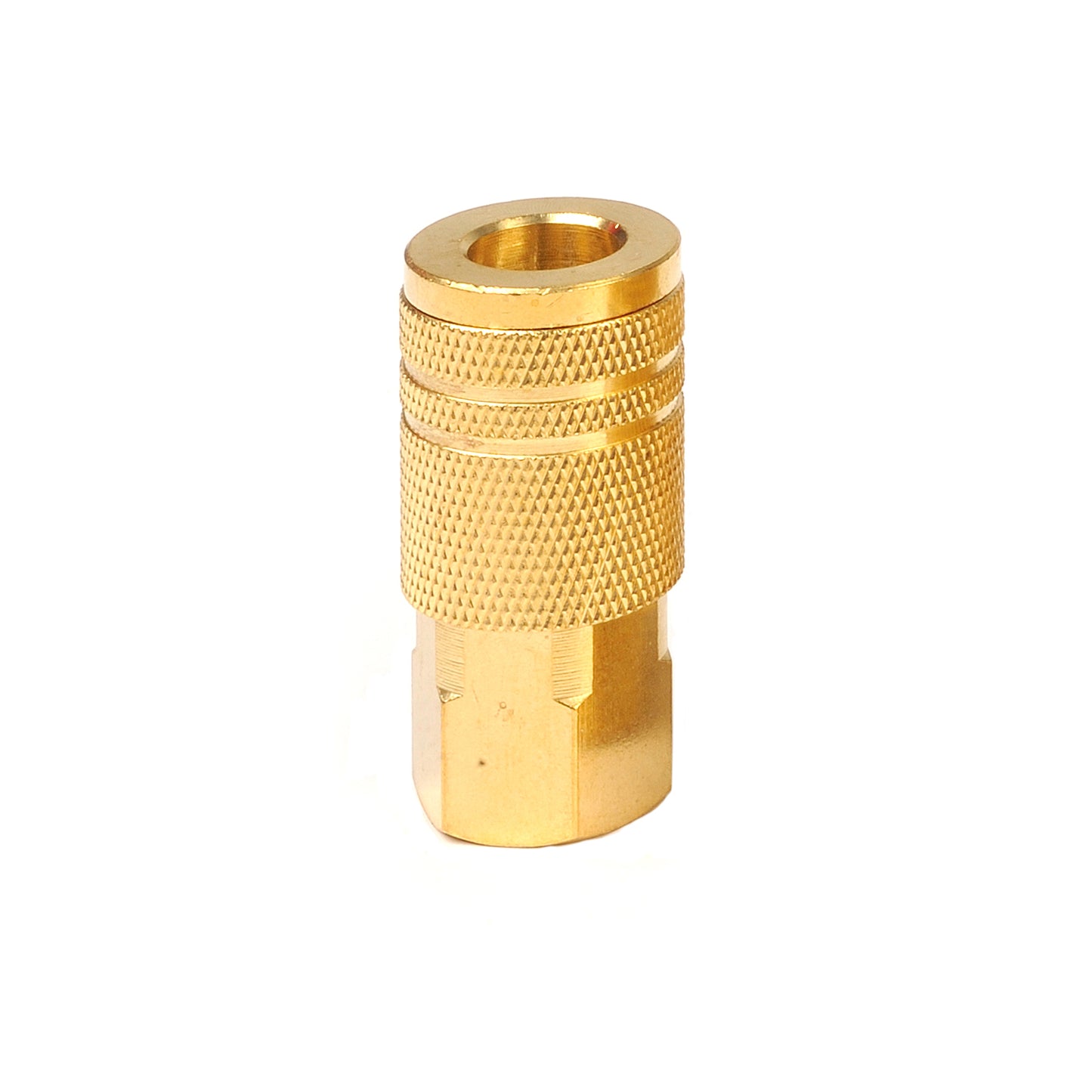 Ind. Type D Coupler- 1/4" Body, 3/8" NPT F, Brass