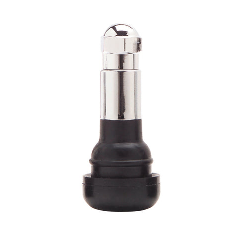 1 1/4" Rubber Snap-In Valves (TR413C) with Chrome Sleeve