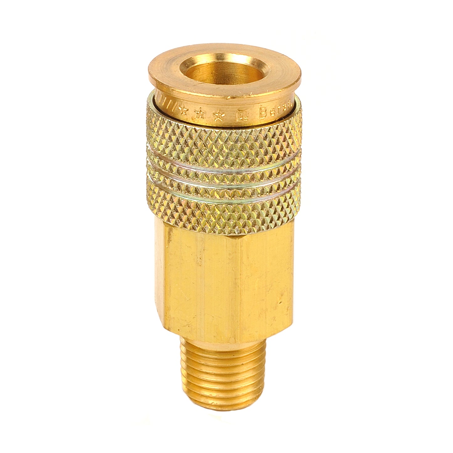 Universal Coupler - 1/4" Body, 1/4" NPT M, Brass