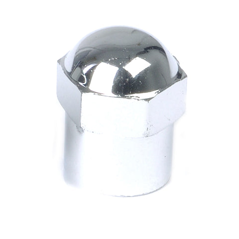 Chromed Plastic Hex Cap with Seal