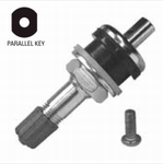 TPMS Metal Valve for 0.625" Rim Hole, Parallel Key