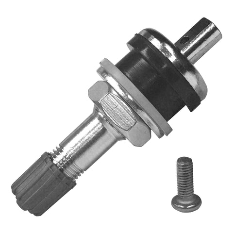 TPMS Metal Valve for 0.625" Rim Hole, Parallel Key