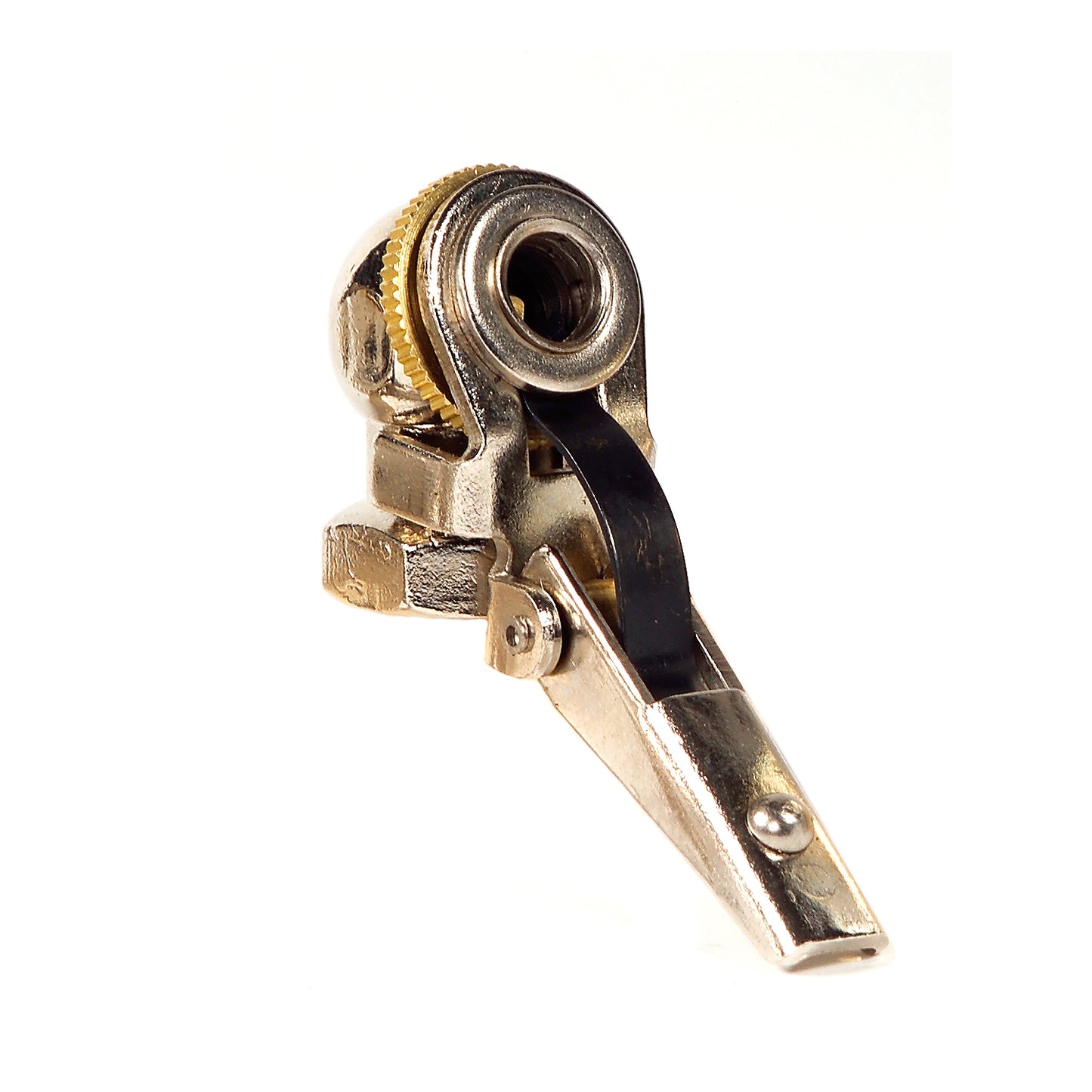 Ball-Foot Air Chuck with Clip (Open)