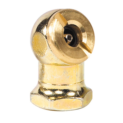 Brass Ball-Foot Air Chuck (Closed)