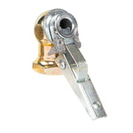 Brass Ball-Foot Air Chuck with Clip (Closed)