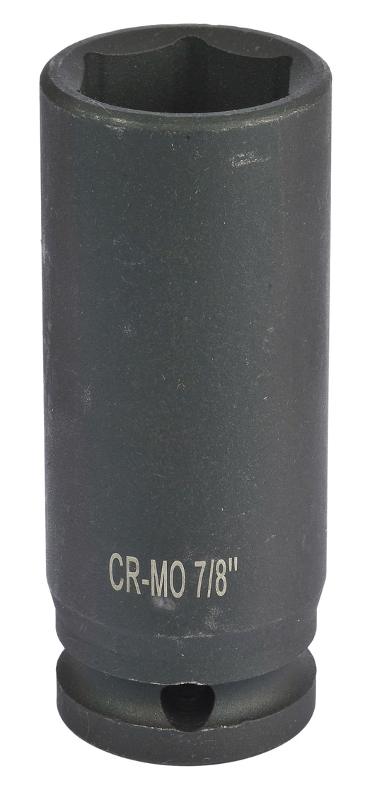 1/2" Drive, SAE Socket, Deep Length, 7/8"