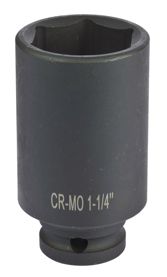 1/2" Drive, SAE Socket, Deep Length, 1-1/4"
