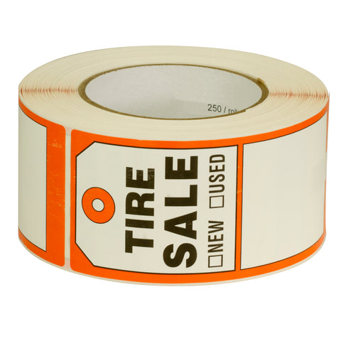 New/Used Tire Labels
