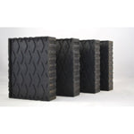 1-1/2" Solid Molded Rubber Block Pads